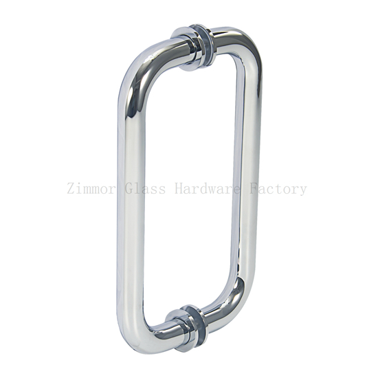 19mm Diameter Round Tubing Back To Back  Shower  Pull Handle With Washers