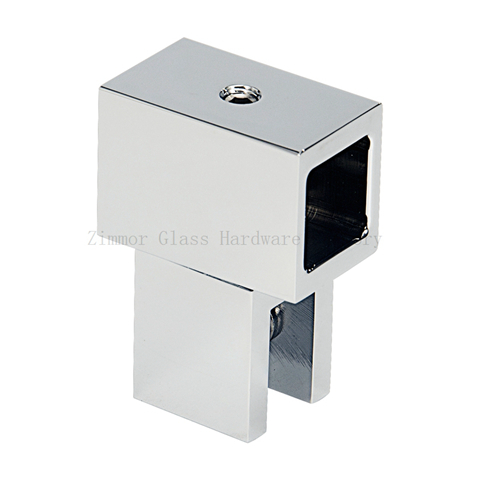 Stainless Steel  Square Style Movable Bracket Shower Support Bars Accessories