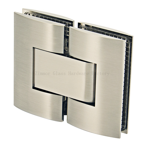 Standard Duty Arc surface  180 Degree Glass to Glass  Shower Hinge.