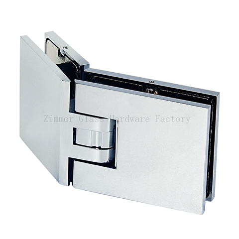 Adjustable Rectangular Flat 135 Degree Glass to Glass Shower Hinge With Cover
